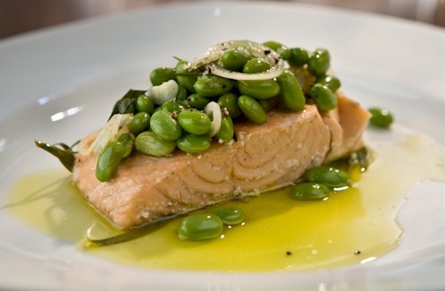 Olive Oil Pour Hot Food
