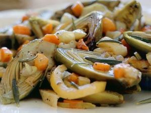 Braised Artichokes And Soffrito