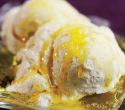 Vanilla Ice Cream With Olive Oil