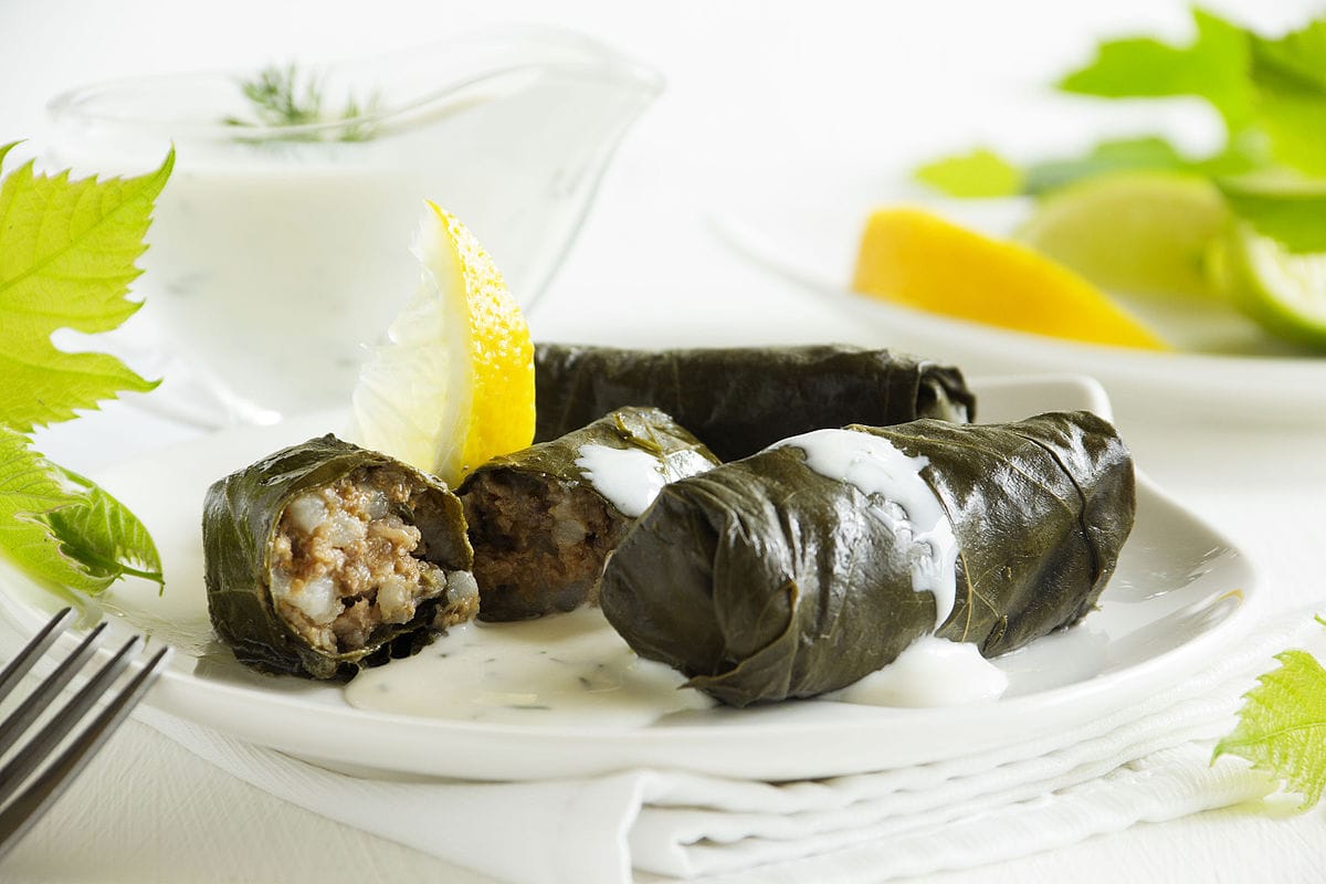 Dolmakadia With Extra Virgin Olive Oil