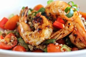 Extra Virgin Olive Oil Tiger Prawns