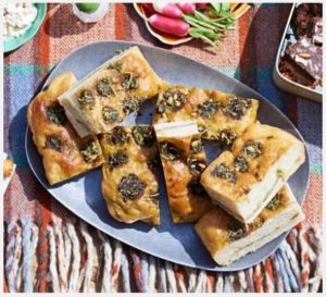 Pesto Focaccia Sandwich