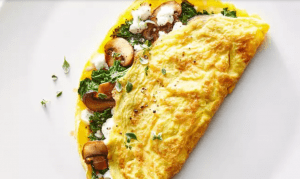 Half Moon Omelette With Olive Oil