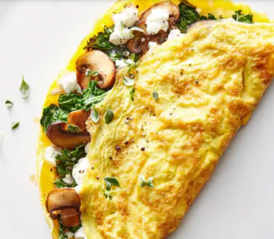 Half Moon Omelette With Olive Oil