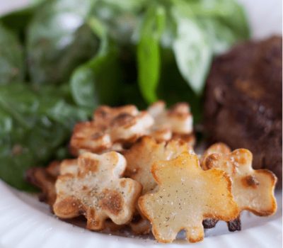 Shamrock Potatoes With Extra Virgin Olive Oil