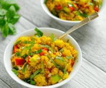 Crunch Curry Quinoa Salad