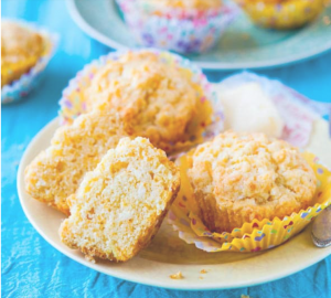 Cheddar Cheese And Olive Oil Savoury Muffins