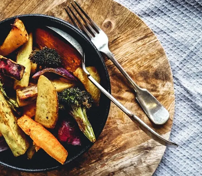 Air Fryer Roasted Vegetables With Olive Oil