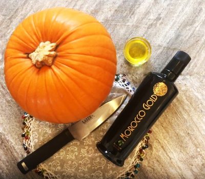 Extra Virgin Olive Oil And Pumpkin