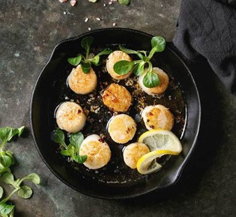 Olive Oil And Scallops