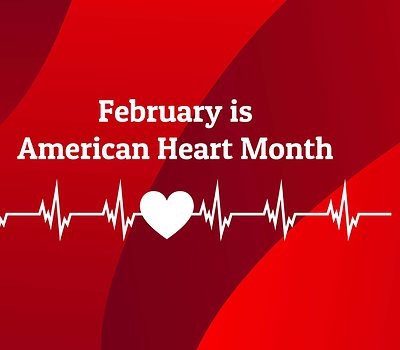 February Is American Heart Month. Template For Background, Banne