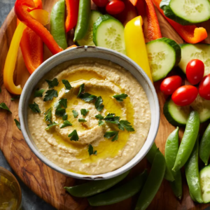Pressure Cooker Hummus With Extra Virgin Olive Oil
