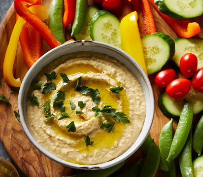 Pressure Cooker Hummus With Extra Virgin Olive Oil
